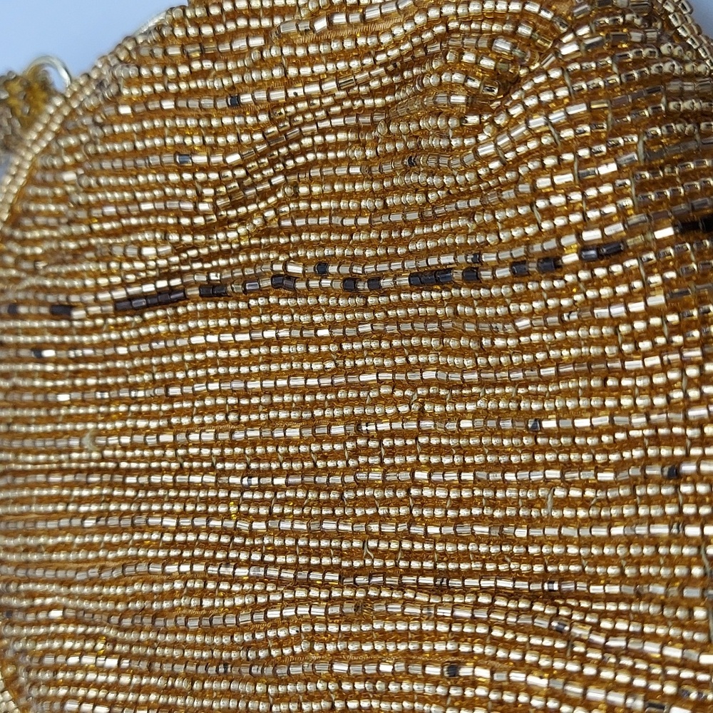 Cache Elegant Gold Beaded Women's Bag, See Photos for sz & wear. - Picture 3 of 13